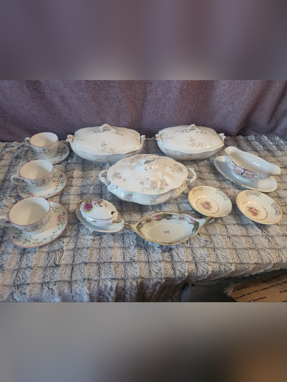 Antique Fine China Dishes Serving ware